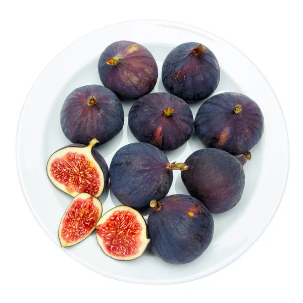 Fig isolated on white background. Clipping path — Stock Photo, Image