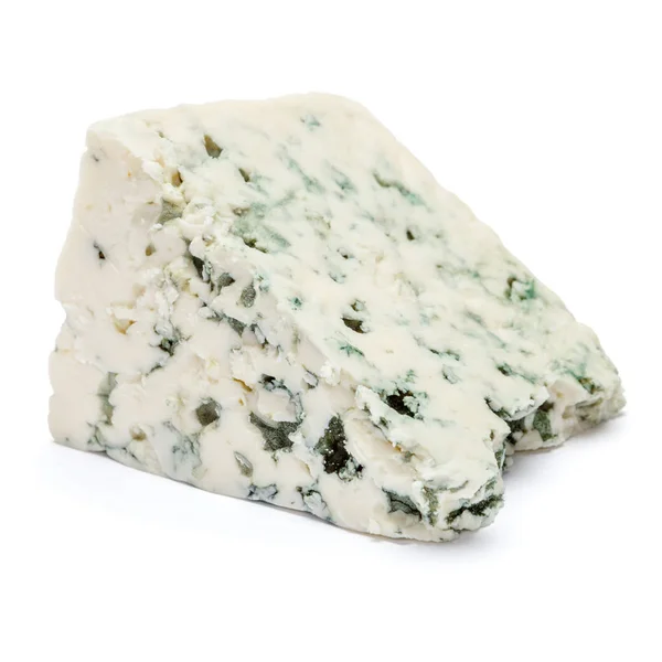 Blue cheese on a white background. Clipping path — Stock Photo, Image