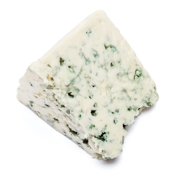 Blue cheese on a white background. Clipping path — Stock Photo, Image