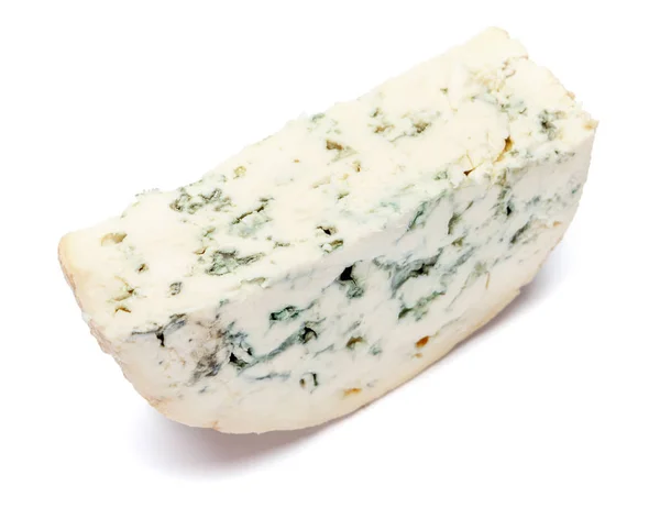 Blå ost på en vit bakgrund — Stockfoto