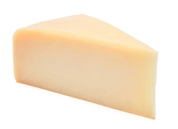 孤立在白色背景上的切达干酪 — 图库照片