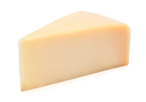 흰색 배경에 고립 된 체 다 치즈 — 스톡 사진