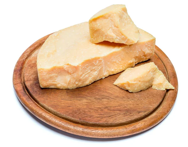 Kawałki z parmezanem lub parmigiano ser — Zdjęcie stockowe