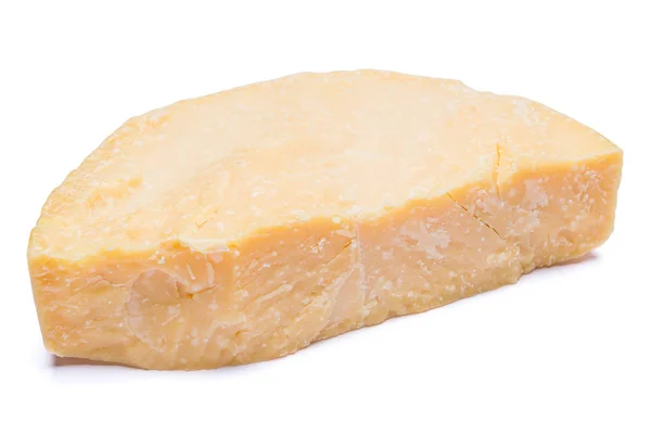 Piece of parmesan or parmigiano cheese — Stock Photo, Image