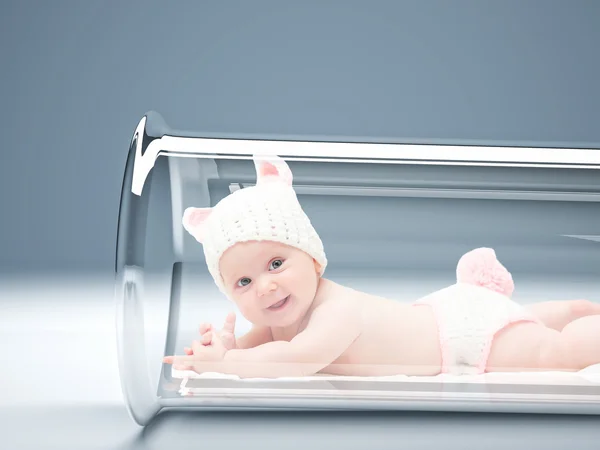 Pasgeboren in vitro buis — Stockfoto