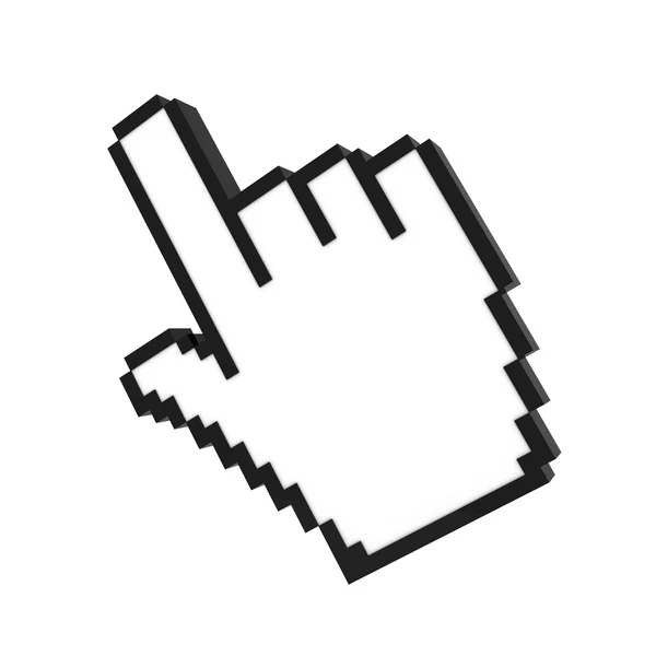 Hand cursor pointer — Stock Photo, Image
