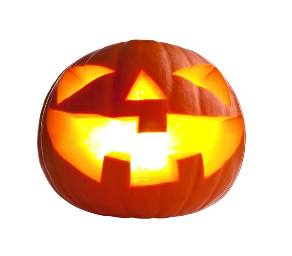 Halloween pumpkin on white — Stock Photo, Image