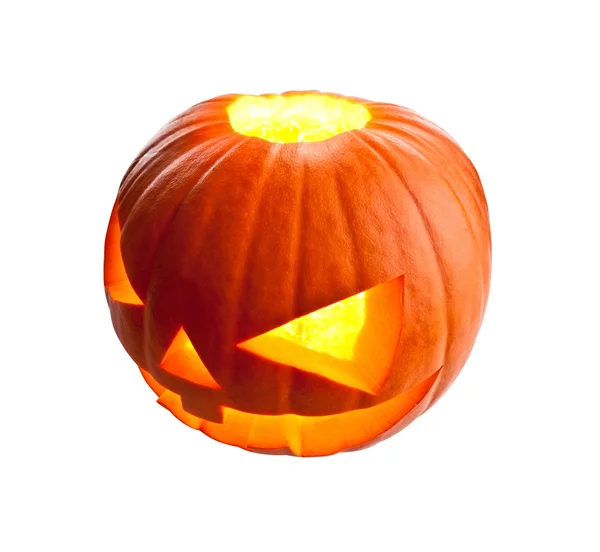 Halloween pumpkin on white — Stock Photo, Image