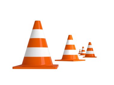 trafik koni 3d