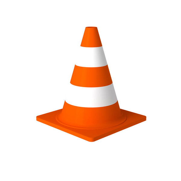 traffic cone 3d