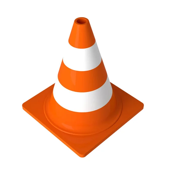 Verkeer 3d cone — Stockfoto