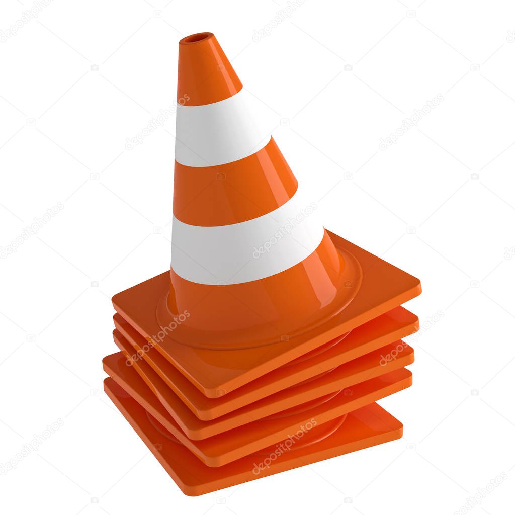 traffic cone 3d