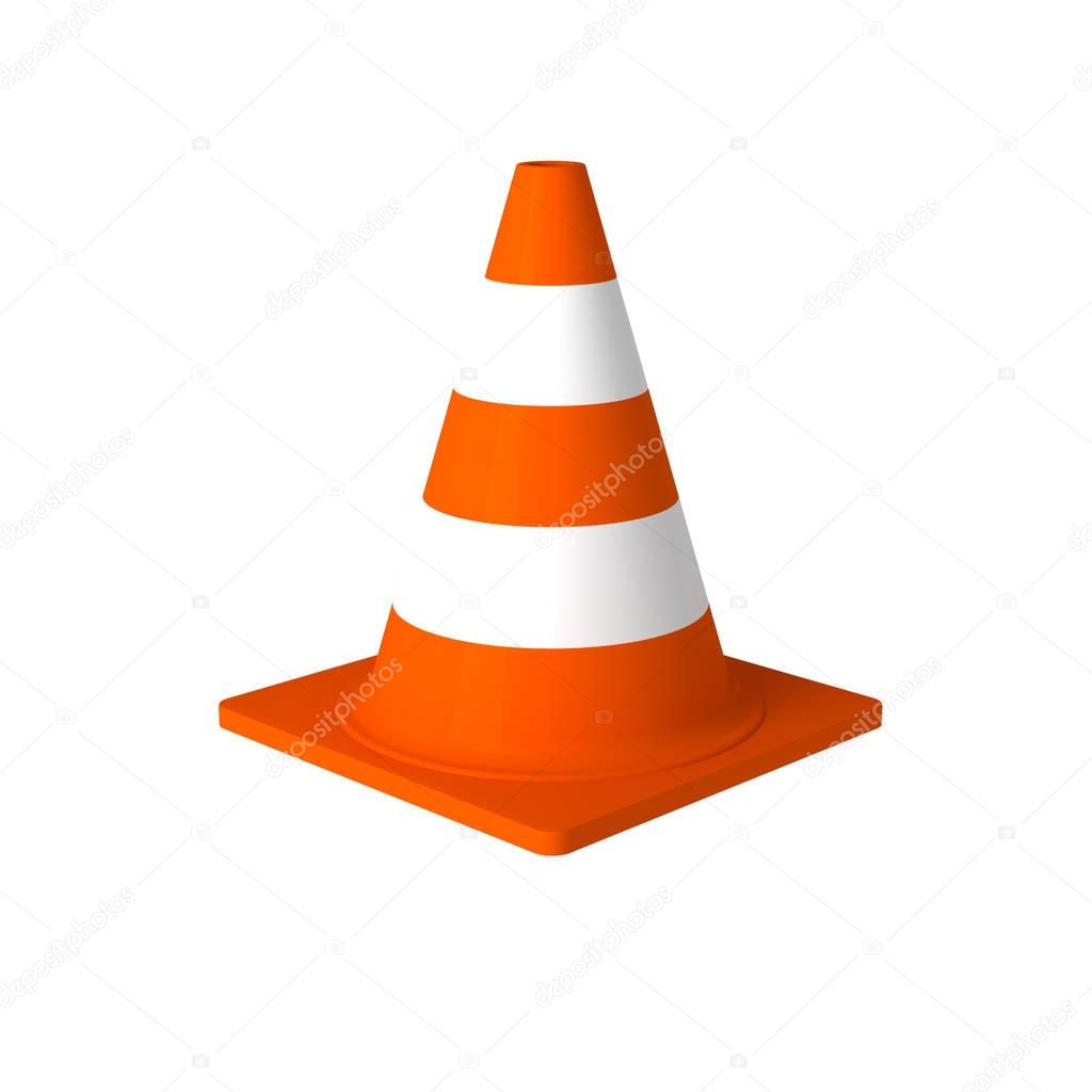 traffic cone 3d