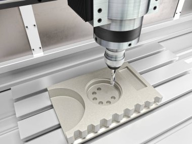 CNC makine içinde hareket 