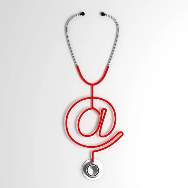 Serviço online médico — Fotografia de Stock