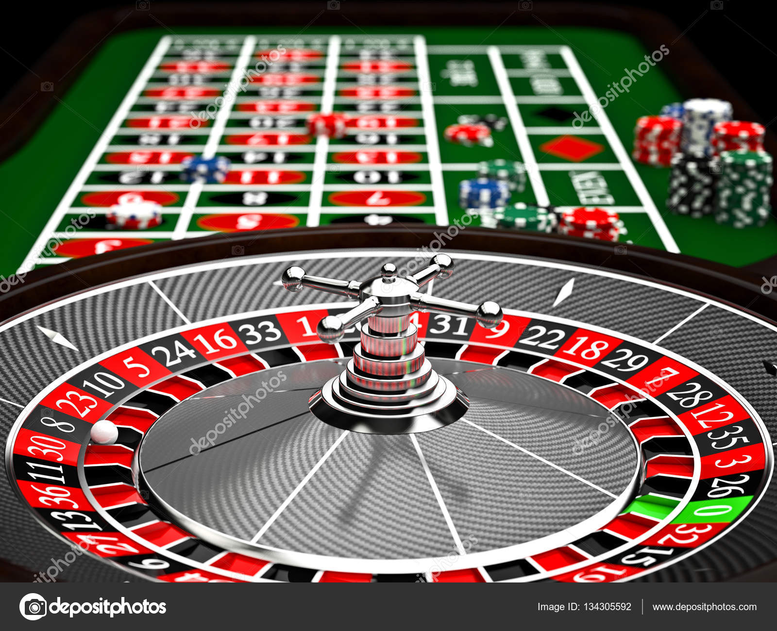 Roulette kasino klasik — Foto Stok © jukai5 #134305592