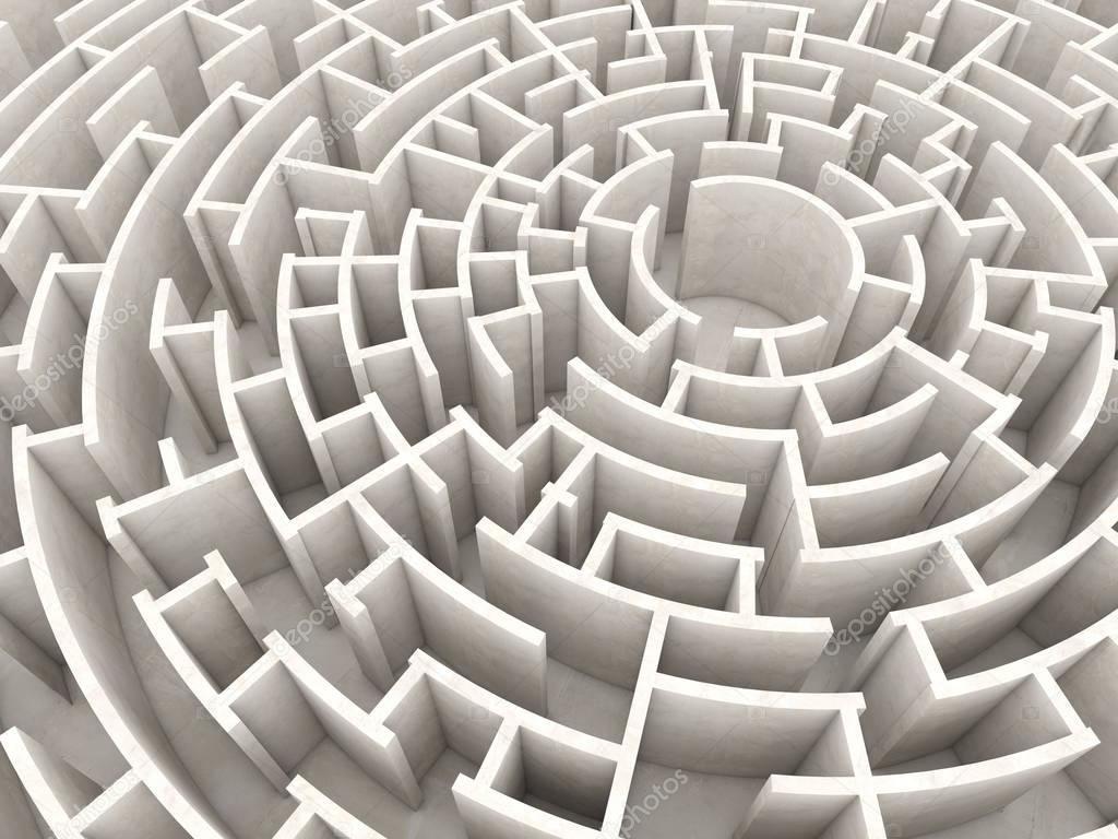 circular maze 3d