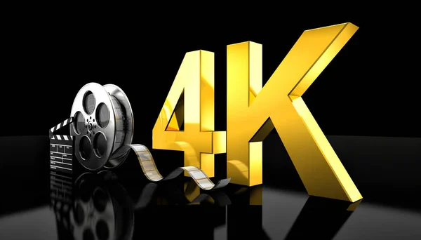 Conceito de filme 4k — Fotografia de Stock