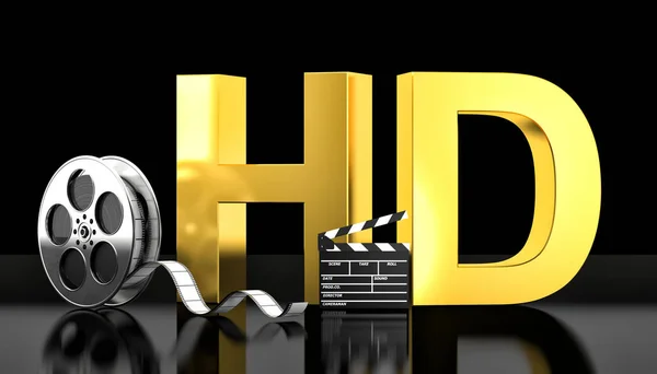 HD movie koncept — Stockfoto