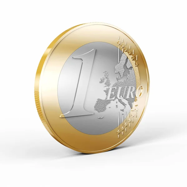 Pièce en euros 3d — Photo