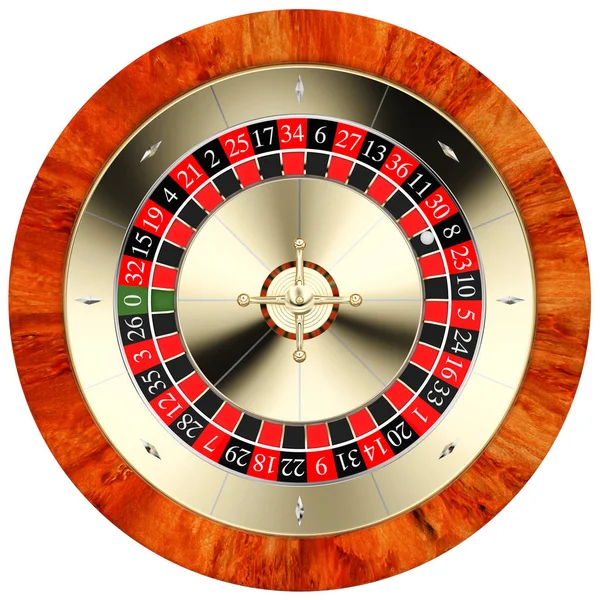 Golden classic roulette — Stock Photo, Image