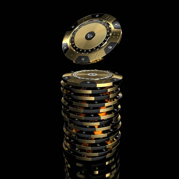 Chip di poker VIP — Foto Stock