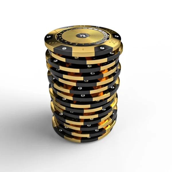 Фишка для игры в покер — стоковое фото