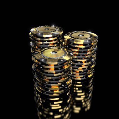 Altın VIP casino fişi