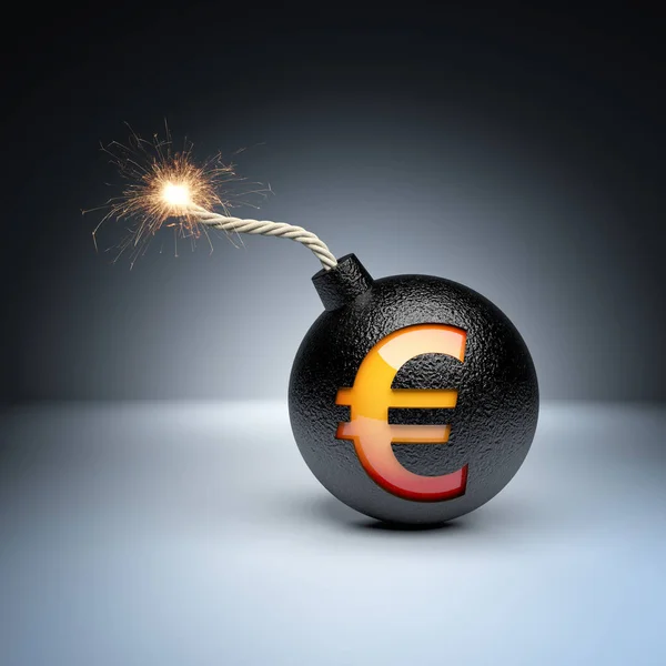 Explosión del euro —  Fotos de Stock