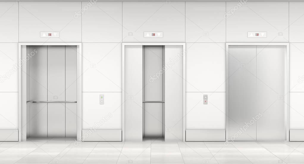 modern elevator 3d 