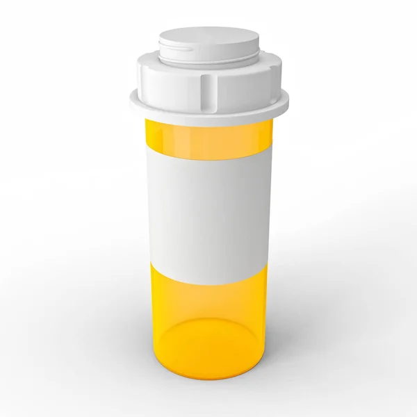 Tabletki leku butelka — Zdjęcie stockowe
