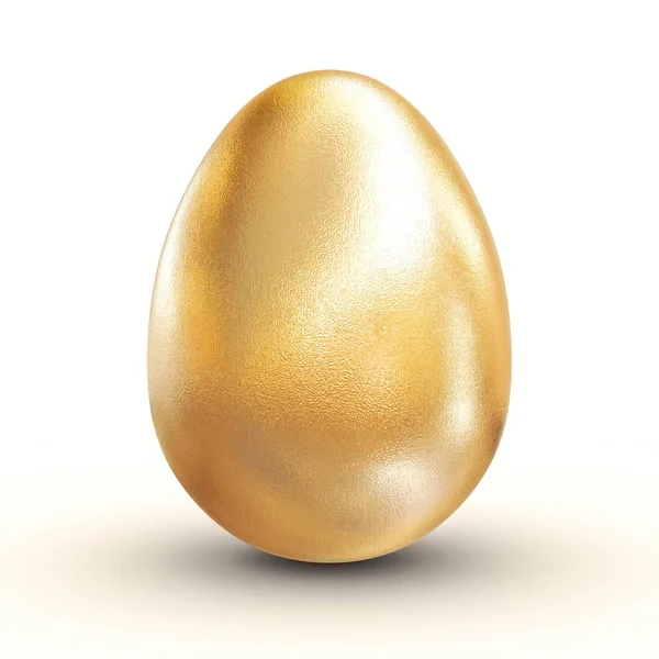 3d gouden ei — Stockfoto