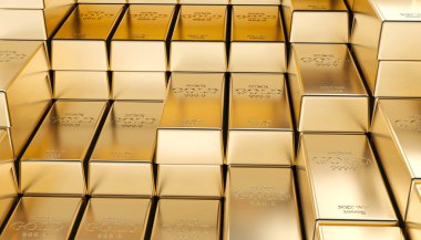 Altın külçe arka plan