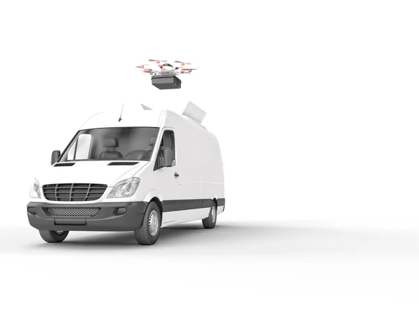 Drone delivery system — Stock Photo, Image