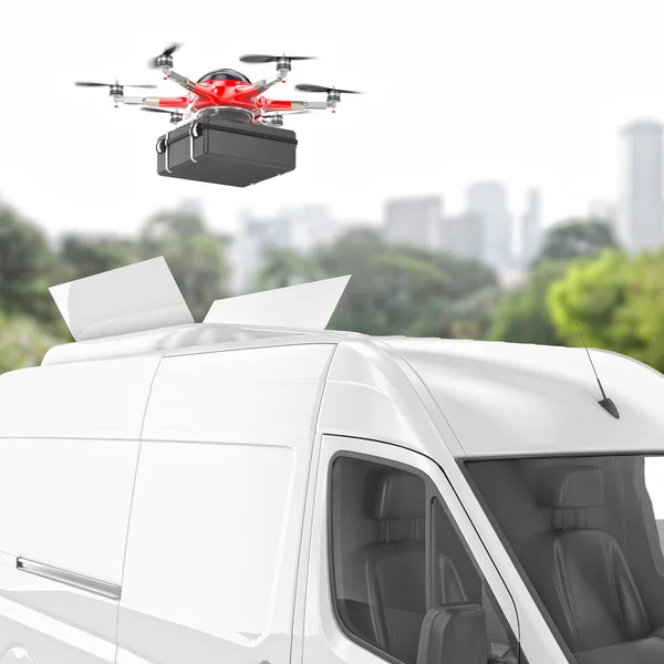 Drone szállítási rendszer — Stock Fotó