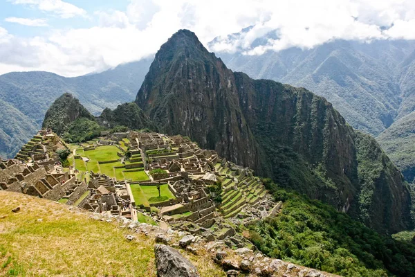 Kilátással Machu Picchu — Stock Fotó