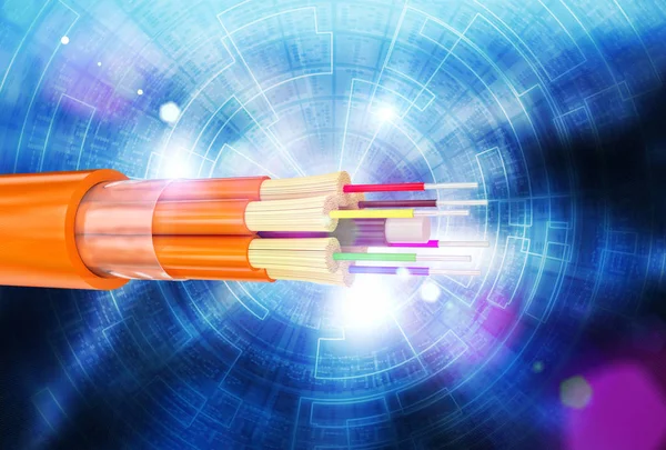 Fiber optics cable — Stock Photo, Image