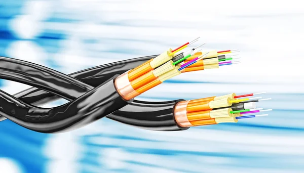 Fondo de fibra óptica — Foto de Stock