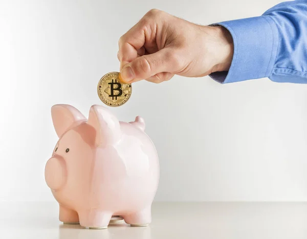 Investeren in bitcoin — Stockfoto