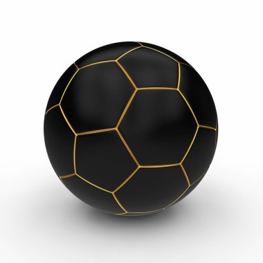 siyah futbol topu