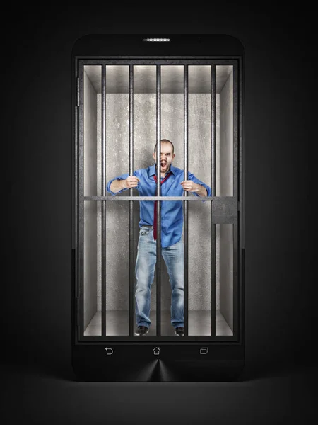 Smartphone est ma cage — Photo