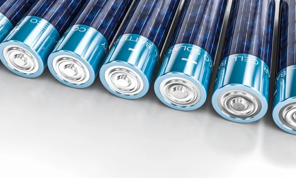 Solar batteri — Stockfoto