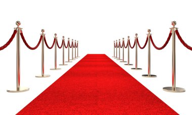 kırmızı halı ve bariyer
