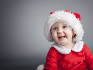 Çocuk santa bezler ile