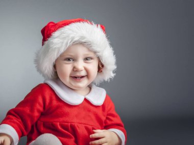 Çocuk santa bezler ile