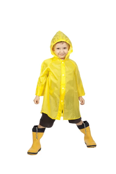 Enfant avec imperméable — Photo