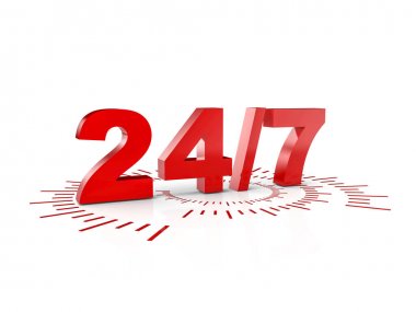24 saat servis