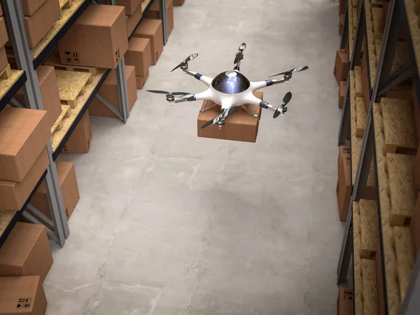 Drone raktár — Stock Fotó