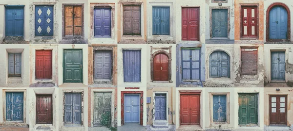 Türen von Santorini — Stockfoto