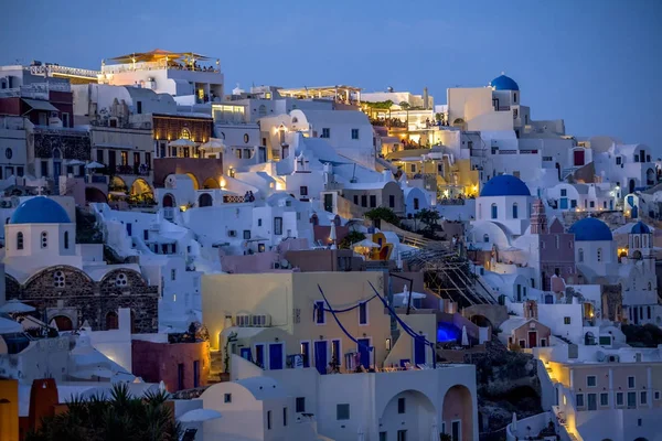 Oia al tramonto — Foto Stock